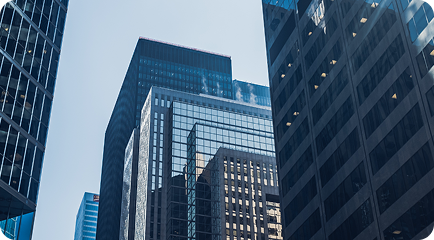 A photo of highrise building