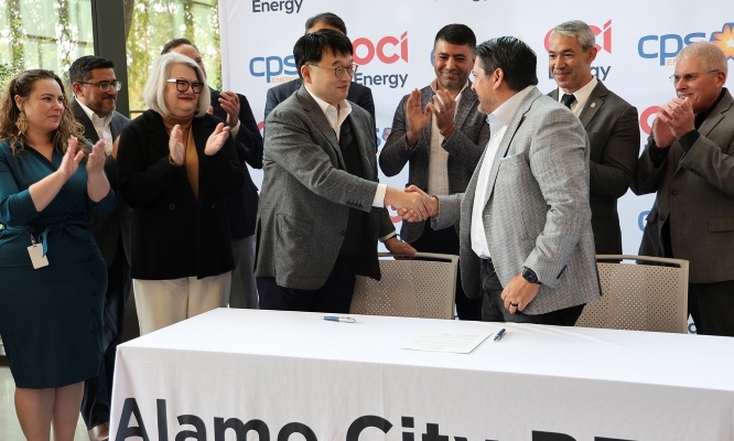 Photo of CPS Energy OCI Battery agreement